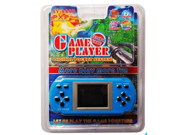 &u++ CONSOLA PORTATIL CON JUEGOS FAMILY 288 JUEGOS SY-888B (PILAS)